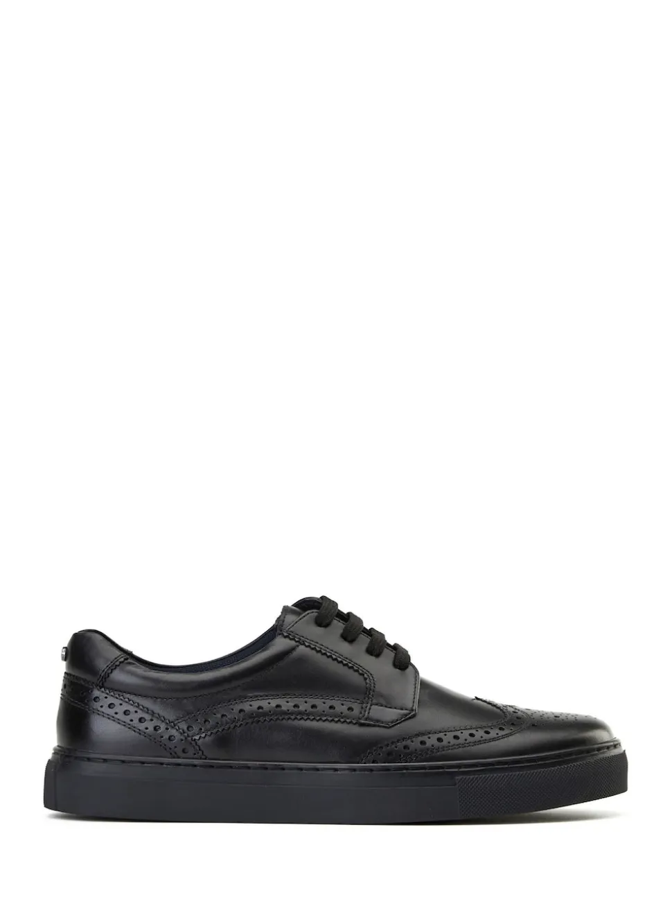 Base London Black Clapton Brogue Trainer