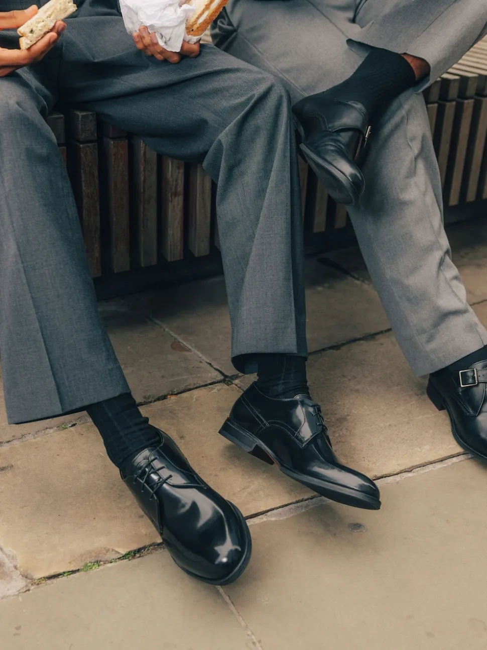 Base London Black Edison Lace Up Shoe