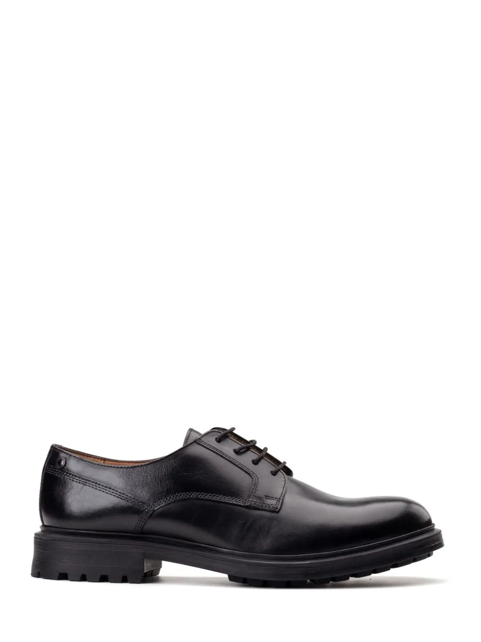 Base London Black Locke Lace Up Shoe