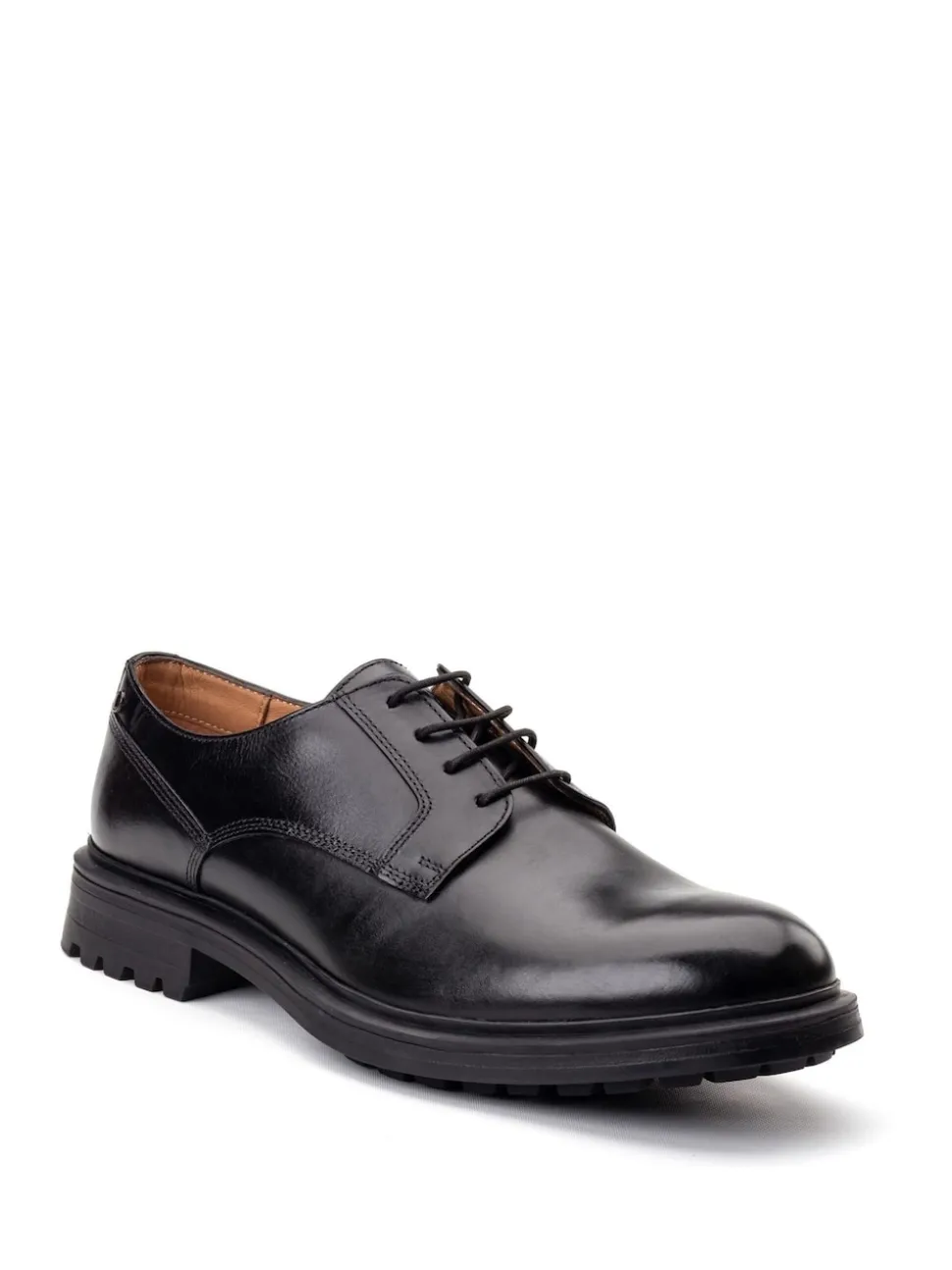 Base London Black Locke Lace Up Shoe