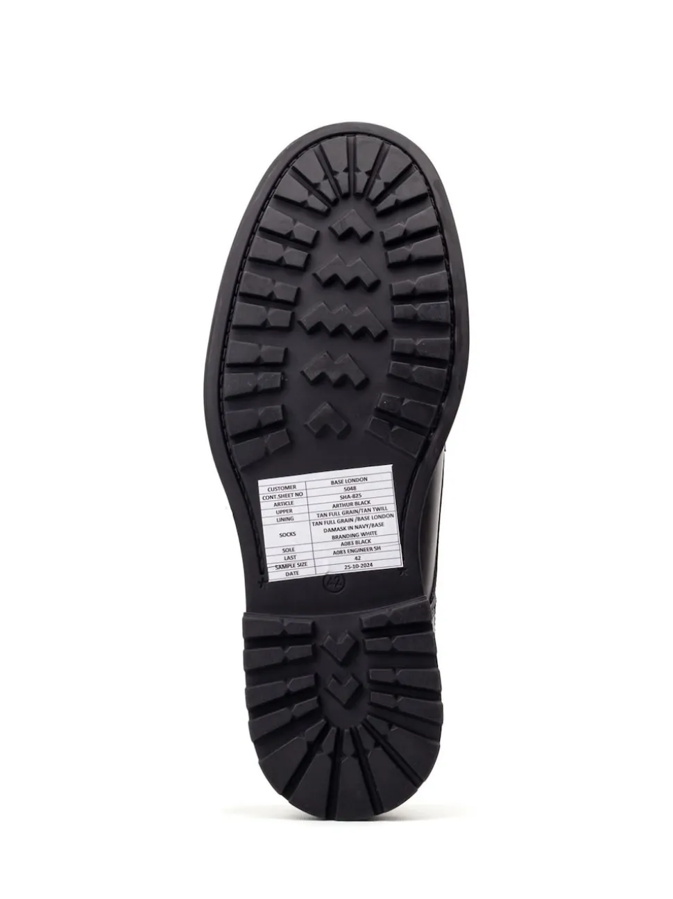 Base London Black Locke Lace Up Shoe