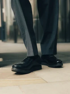 Base London Black Sid Penny Loafer