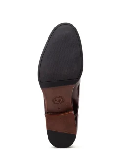 Base London Bordo Red Franklin Toe Cap Oxford Shoe