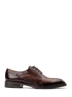 Base London Brown Sleeve Lace Up Shoe