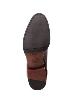 Base London Burnt Brown Whittle Chelsea Boot