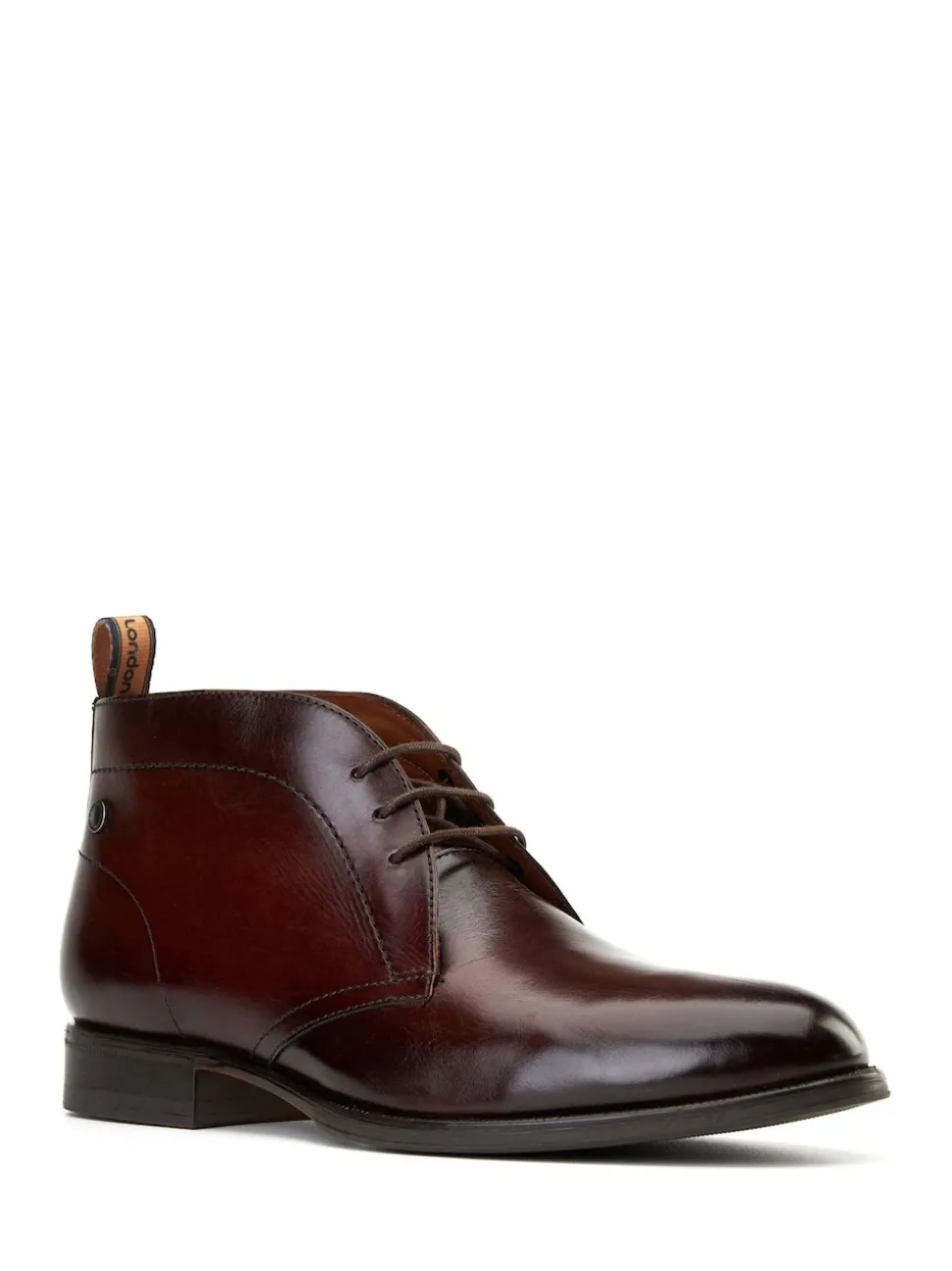 Base London Burnt Brown Wallis Chukka Boot