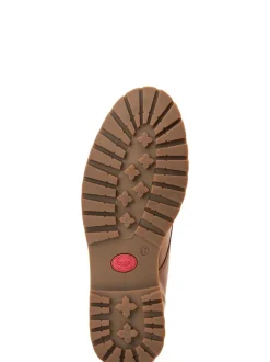 Base London Tan Brown Nickel 7 Eyelet Boot