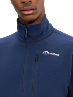 Berghaus Navy Prism Quarter Zip Fleece