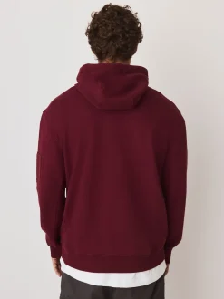 Berry Red Overhead Hoodie Utility