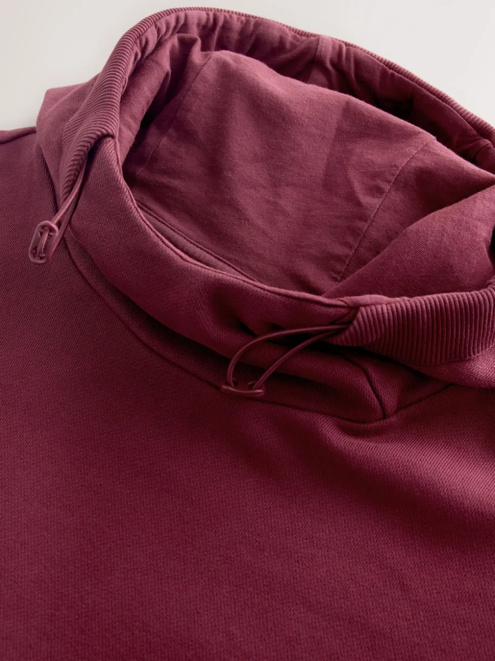 Berry Red Overhead Hoodie Utility