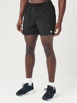Black 5 Inch Active Gym Sports Shorts