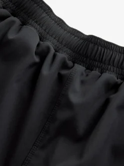 Black 5 Inch Active Gym Sports Shorts