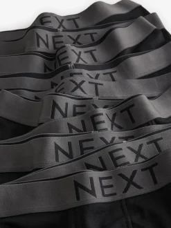 Black 10 pack 100% Cotton Trunks