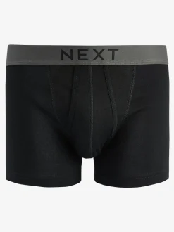 Black 15 Pack A-Front Pure 100% Cotton Boxers