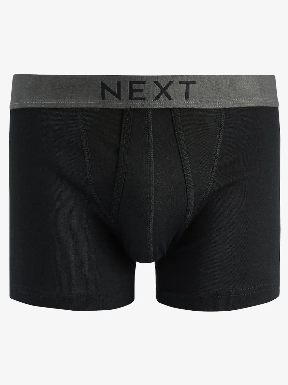 Black 15 Pack A-Front Pure 100% Cotton Boxers