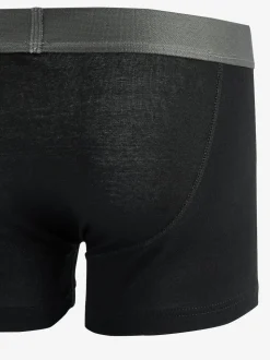 Black 15 Pack A-Front Pure 100% Cotton Boxers