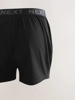 Black 5 Pack Loose Boxers