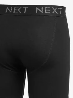 Black 10 pack Sports Longer Length A-Front Boxers