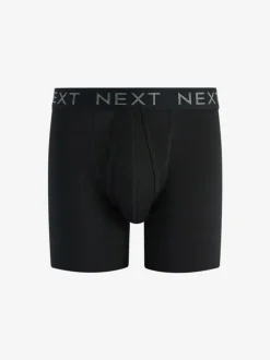 Black 15 Pack Sports Longer Length A-Front Boxers