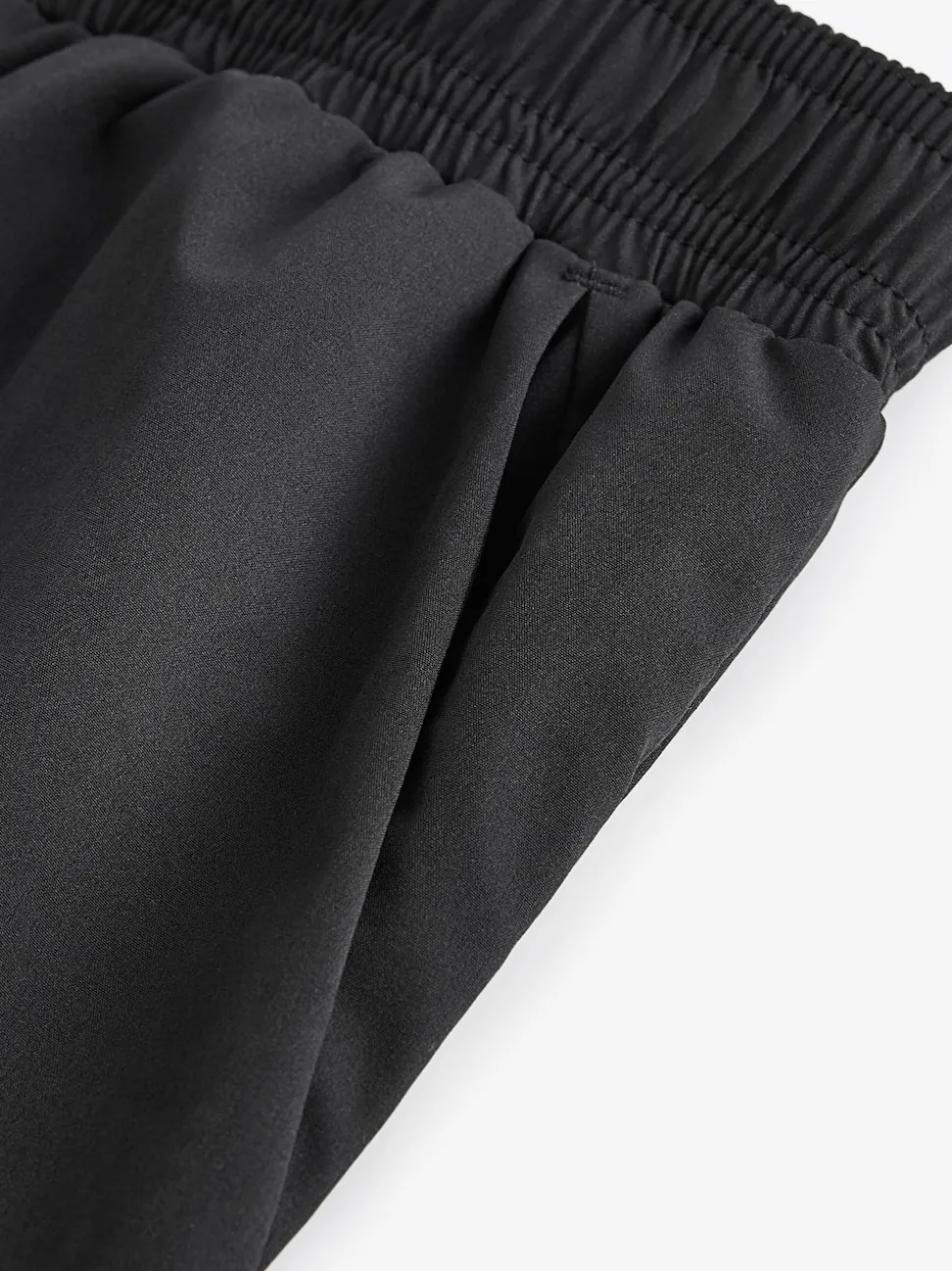 Black Active Cargo Gym Training Shorts
