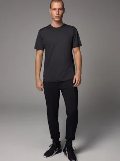 Black Active Gym Texture Training Joggers