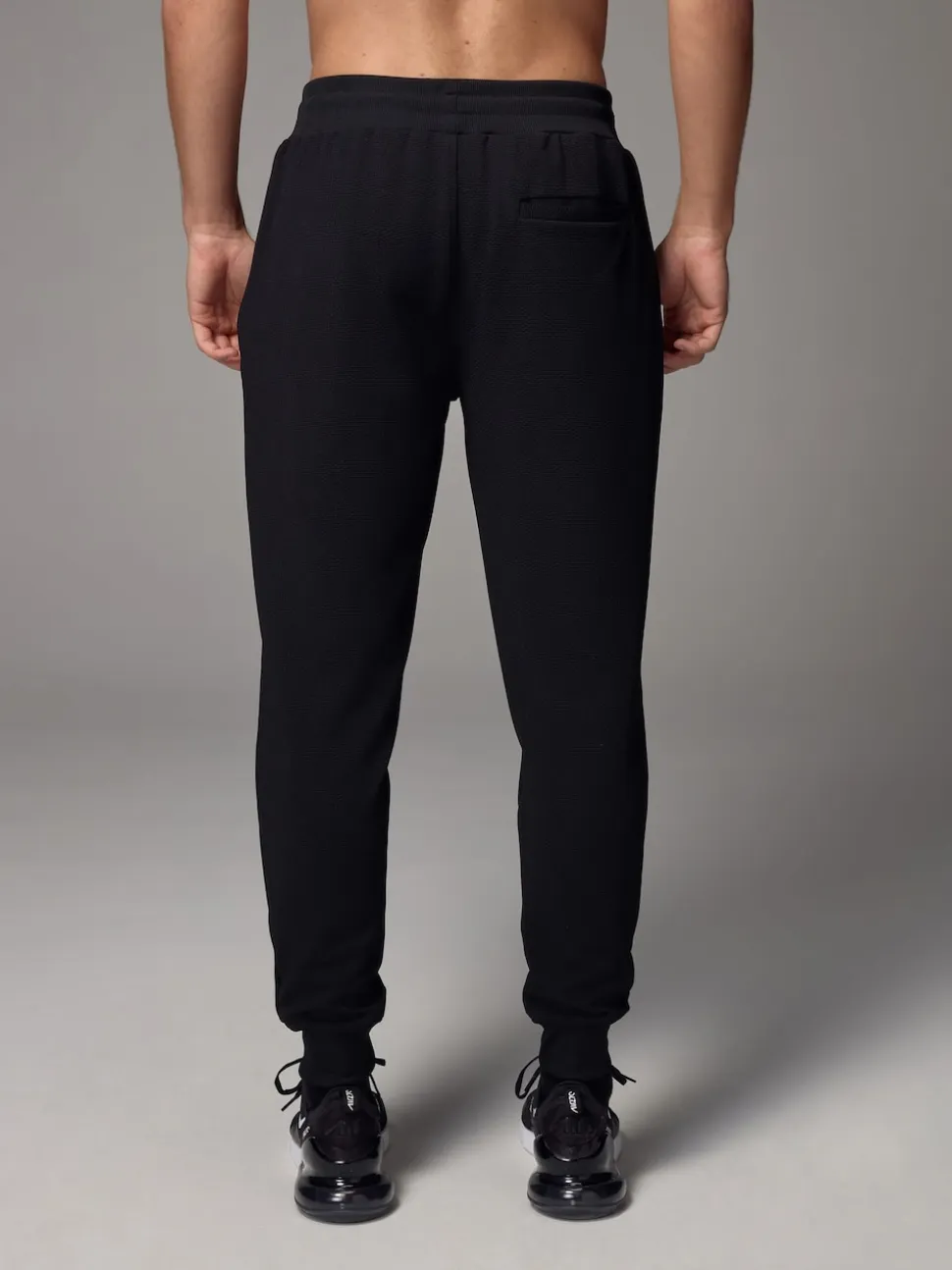 Black Active Gym Texture Training Joggers