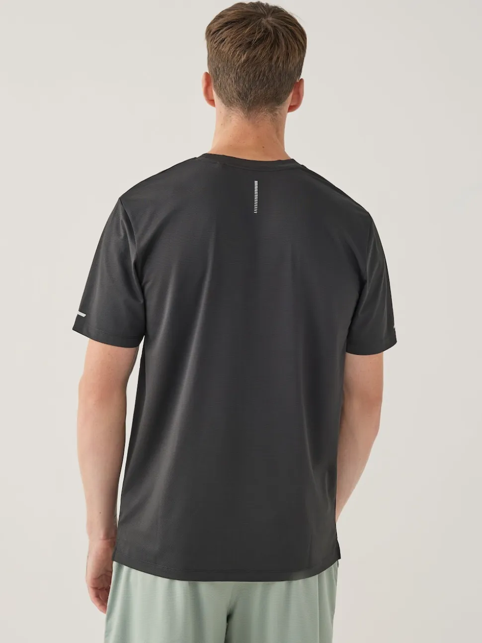 Black Active Gym Textured Training T-Shirt