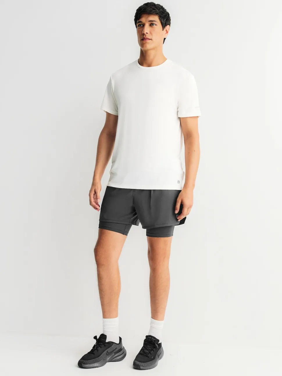 Black Active 2-In-1 Shorts 2 Pack