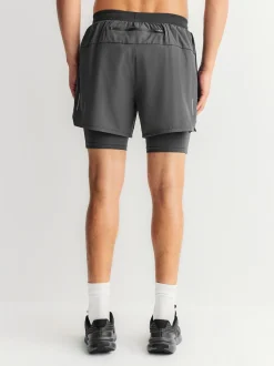 Black Active 2-In-1 Shorts 2 Pack