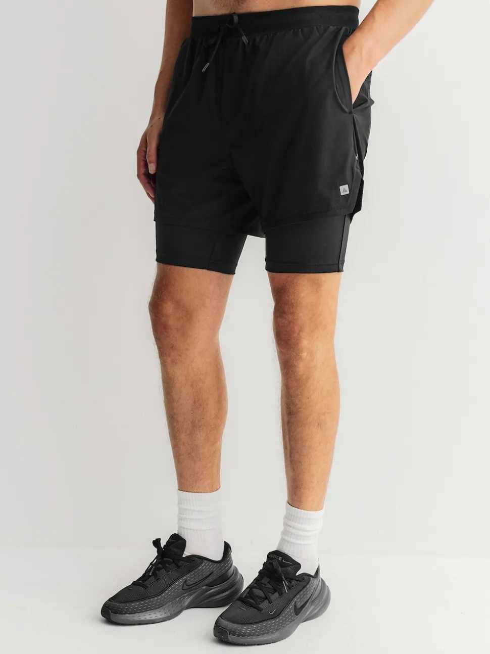 Black Active 2-In-1 Shorts 2 Pack