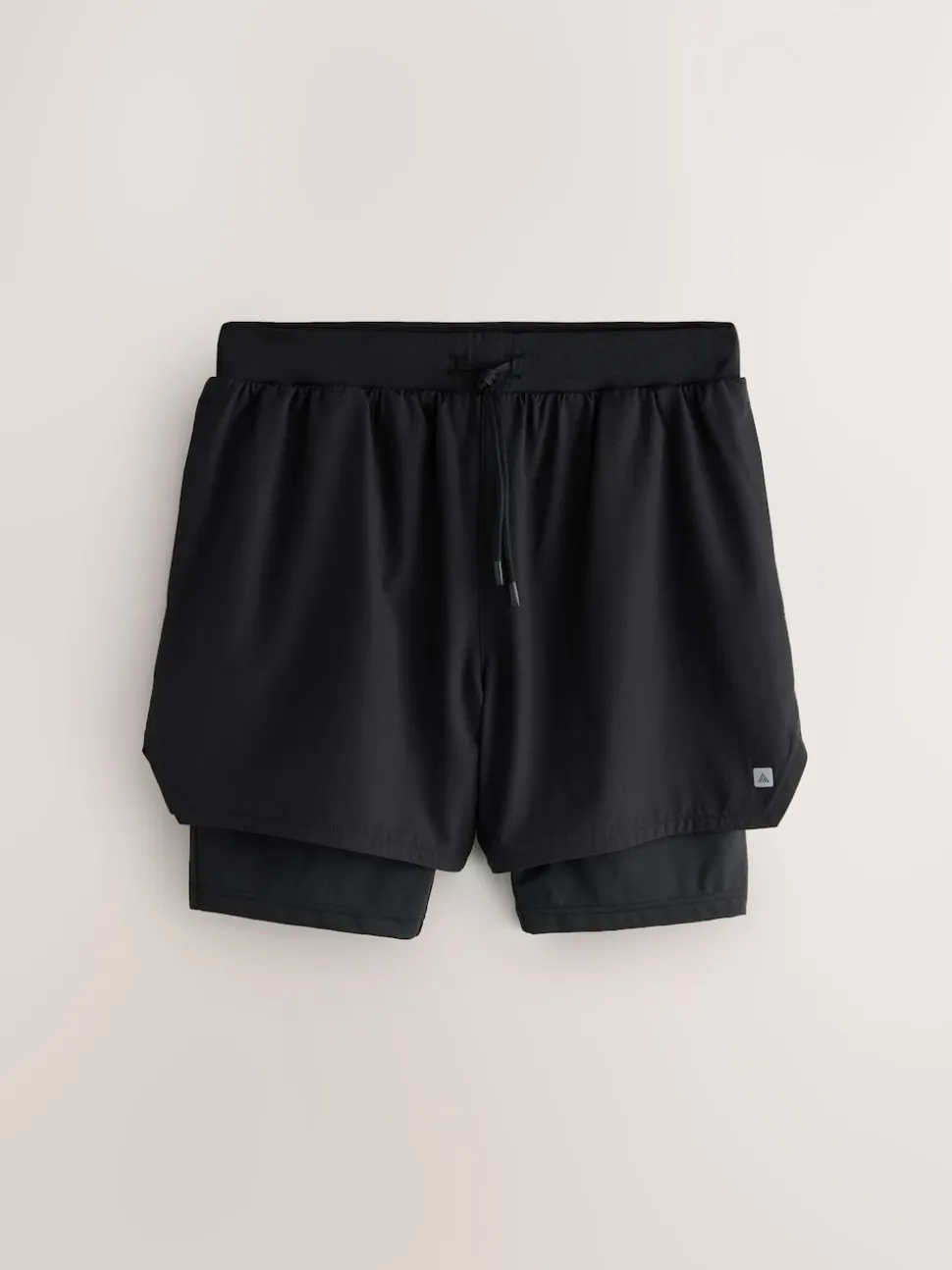 Black Active 2-In-1 Shorts 2 Pack