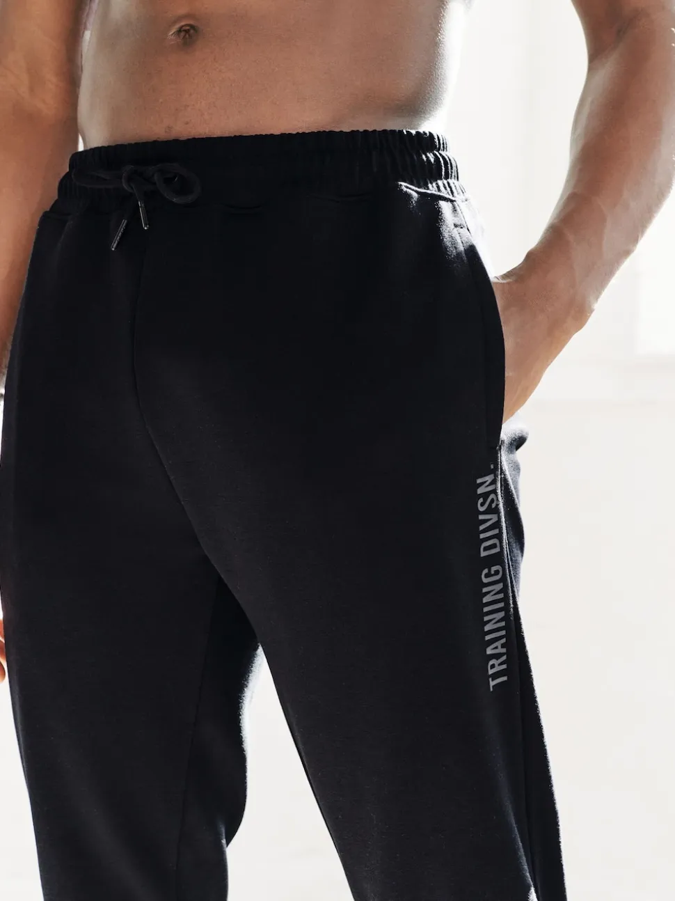 Black Active Training Division Slim Fit Joggers