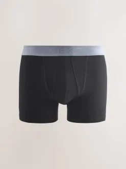 Black Blue/Brown Waistbands A-Front Boxers 10 Pack