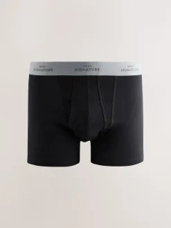 Black Blue/Grey Waistband Signature Comfort Soft Trunks