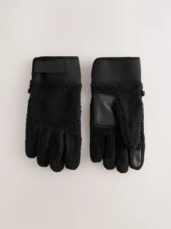 Black Borg Fleece Gloves
