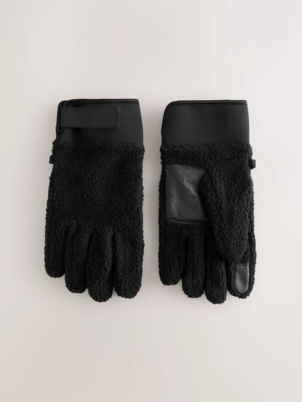 Black Borg Fleece Gloves