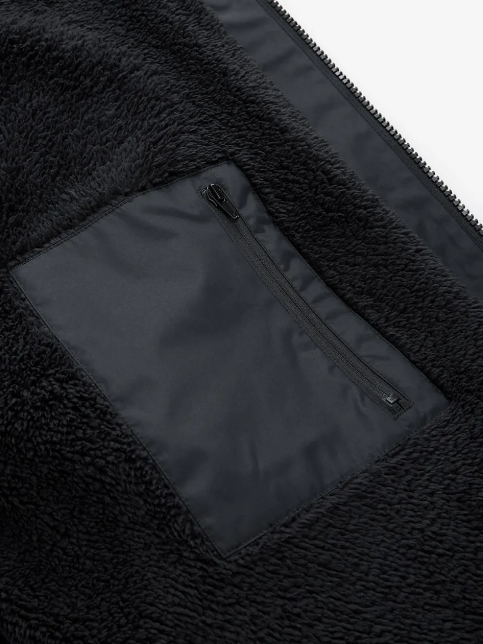 Black Borg Lined Shower Resistant Changing Robe