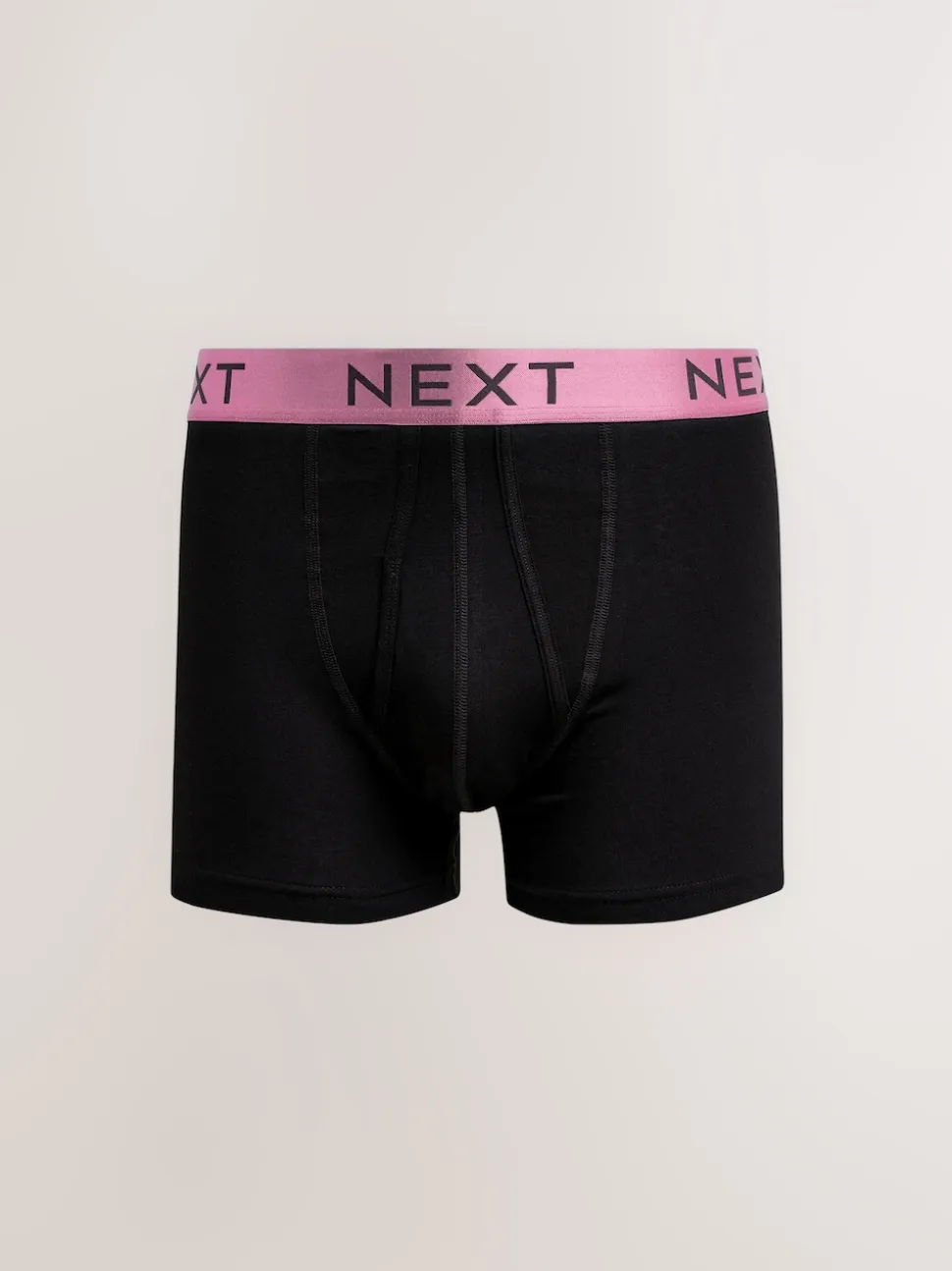 Black Bright Colour Shiny Waistbands A-Front Boxers 10 Pack