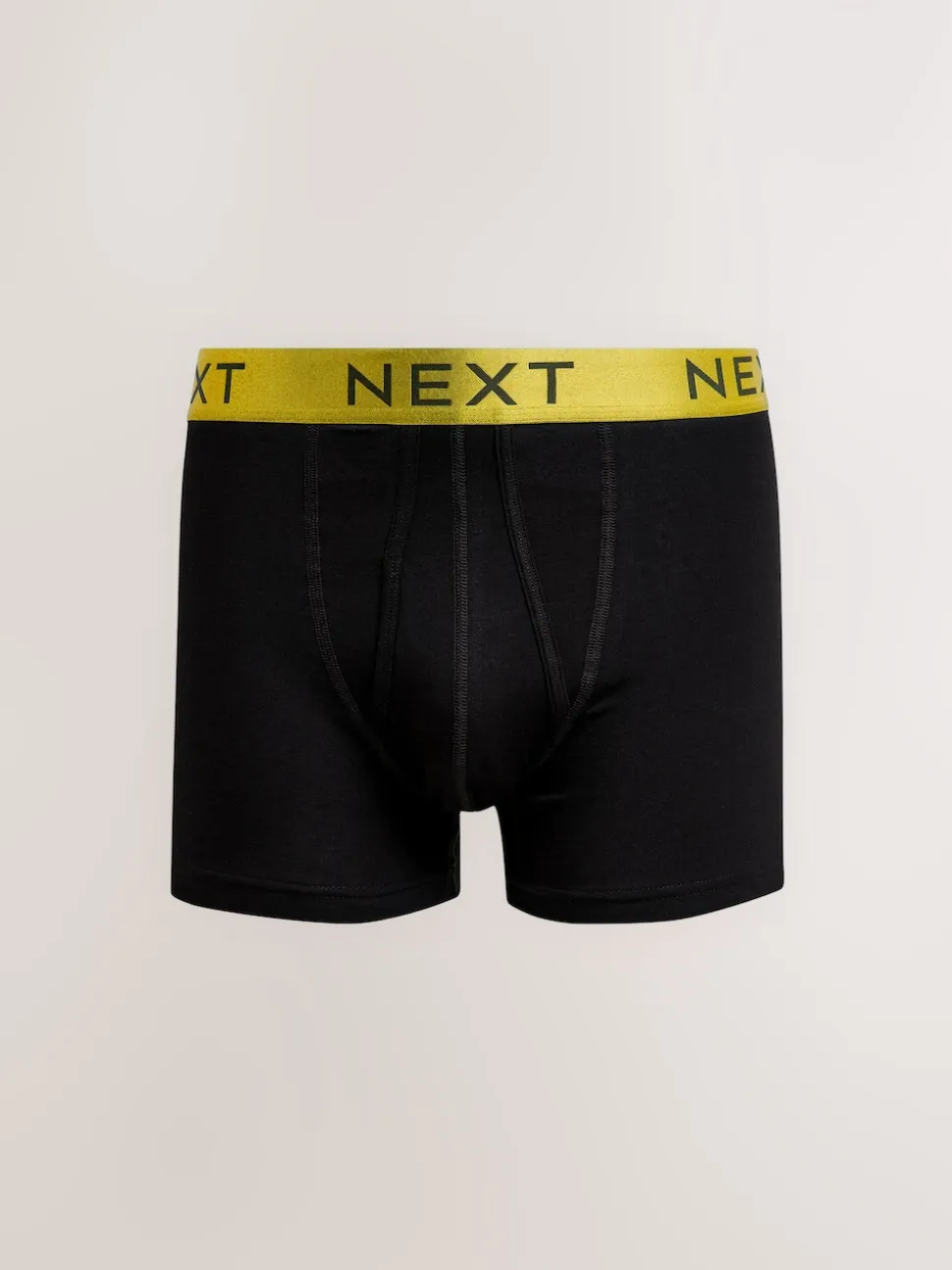 Black Bright Colour Shiny Waistbands A-Front Boxers 10 Pack