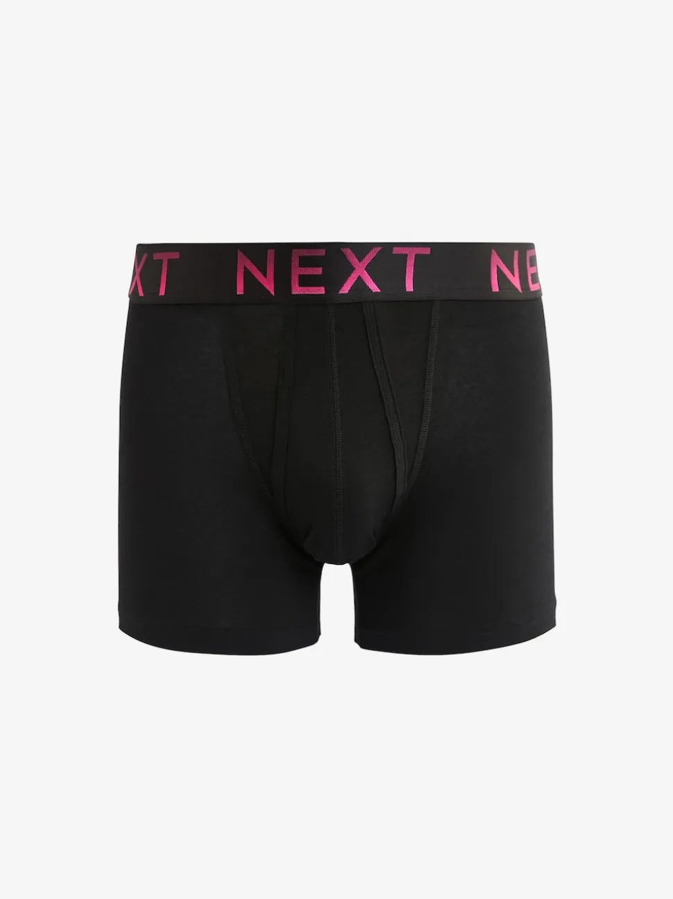 Black Bright Ombre Text Waistbands A-Front Boxers 10 Pack
