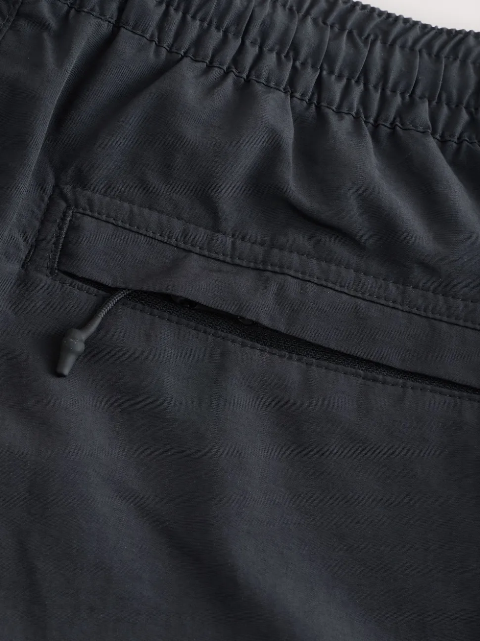 Black Cargo Swim Shorts