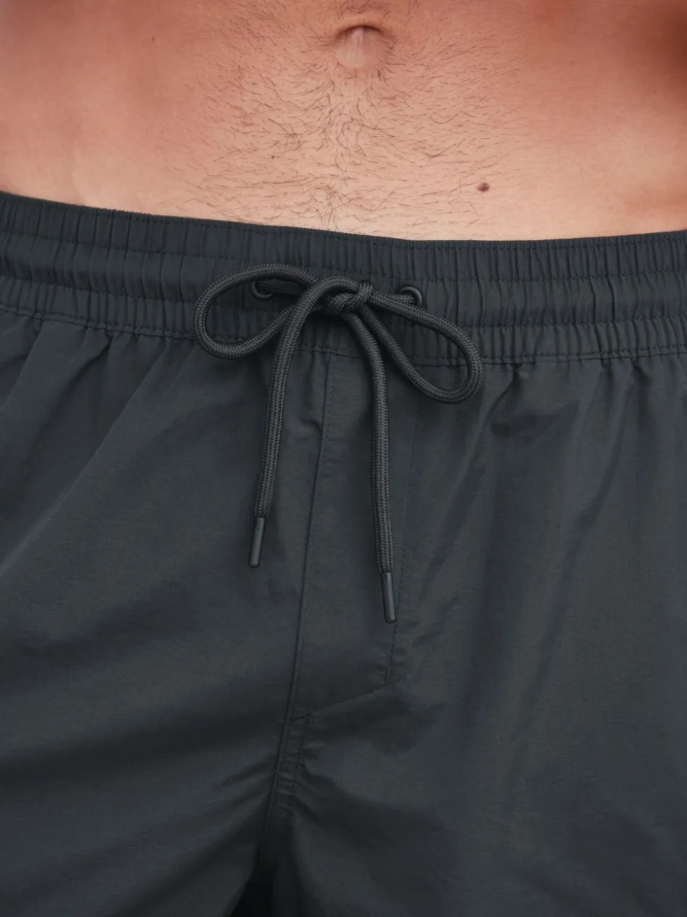 Black Cargo Swim Shorts