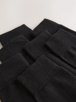 Black Colour Ombre 7 Pack Cotton Rich Socks