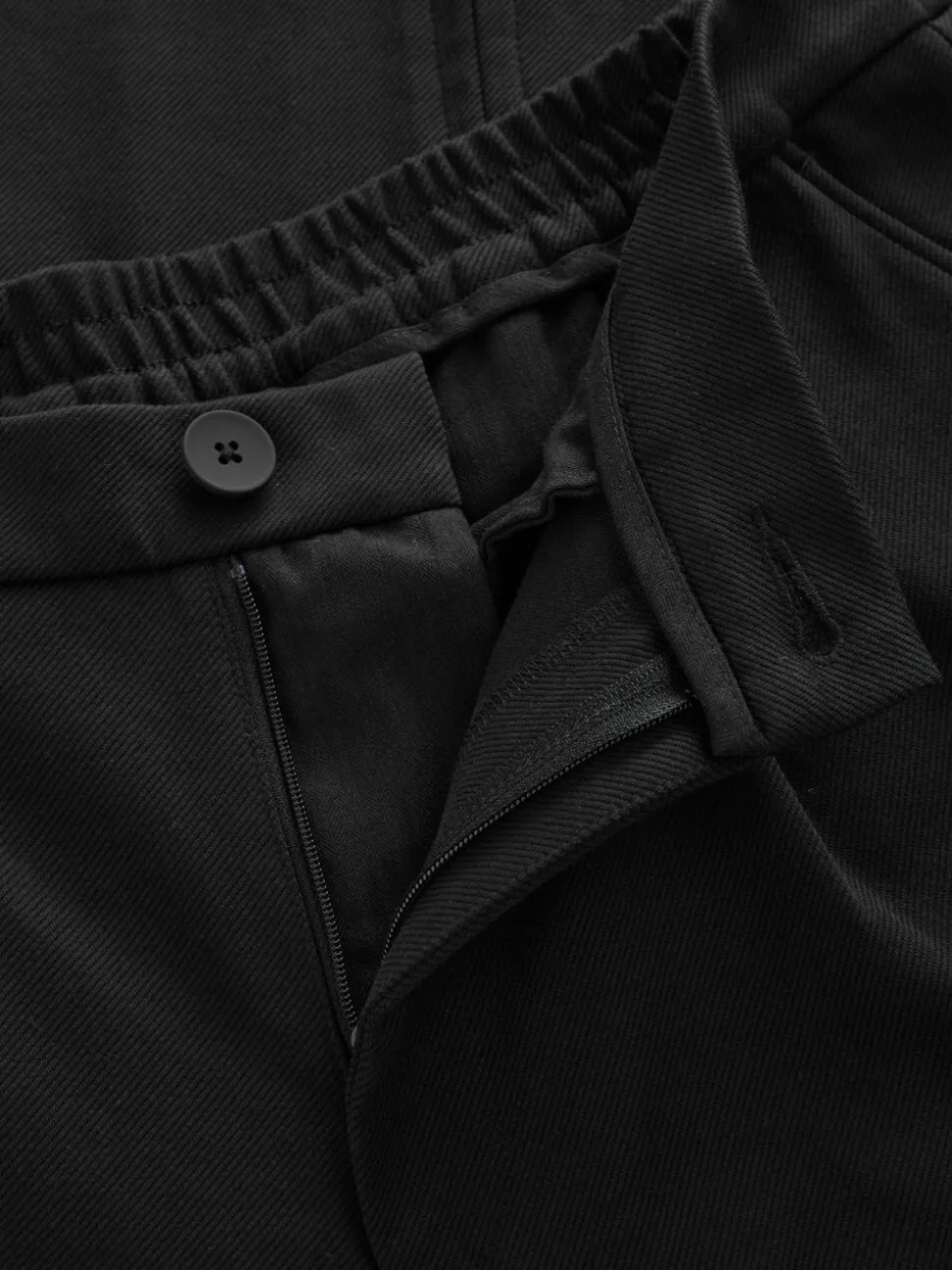 Black Co-ord Jersey Jacket & Trousers 2 Pack Set