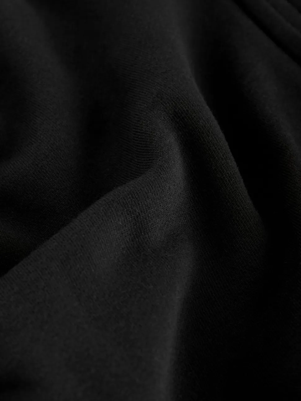 Black Cotton Rich Full Zip Jersey Bomber Jacket