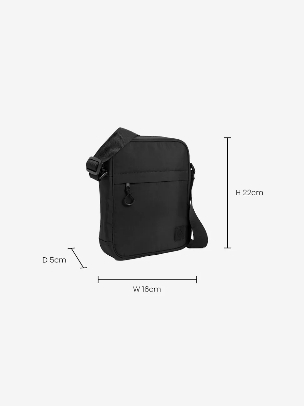 Black Cross-Body Bag