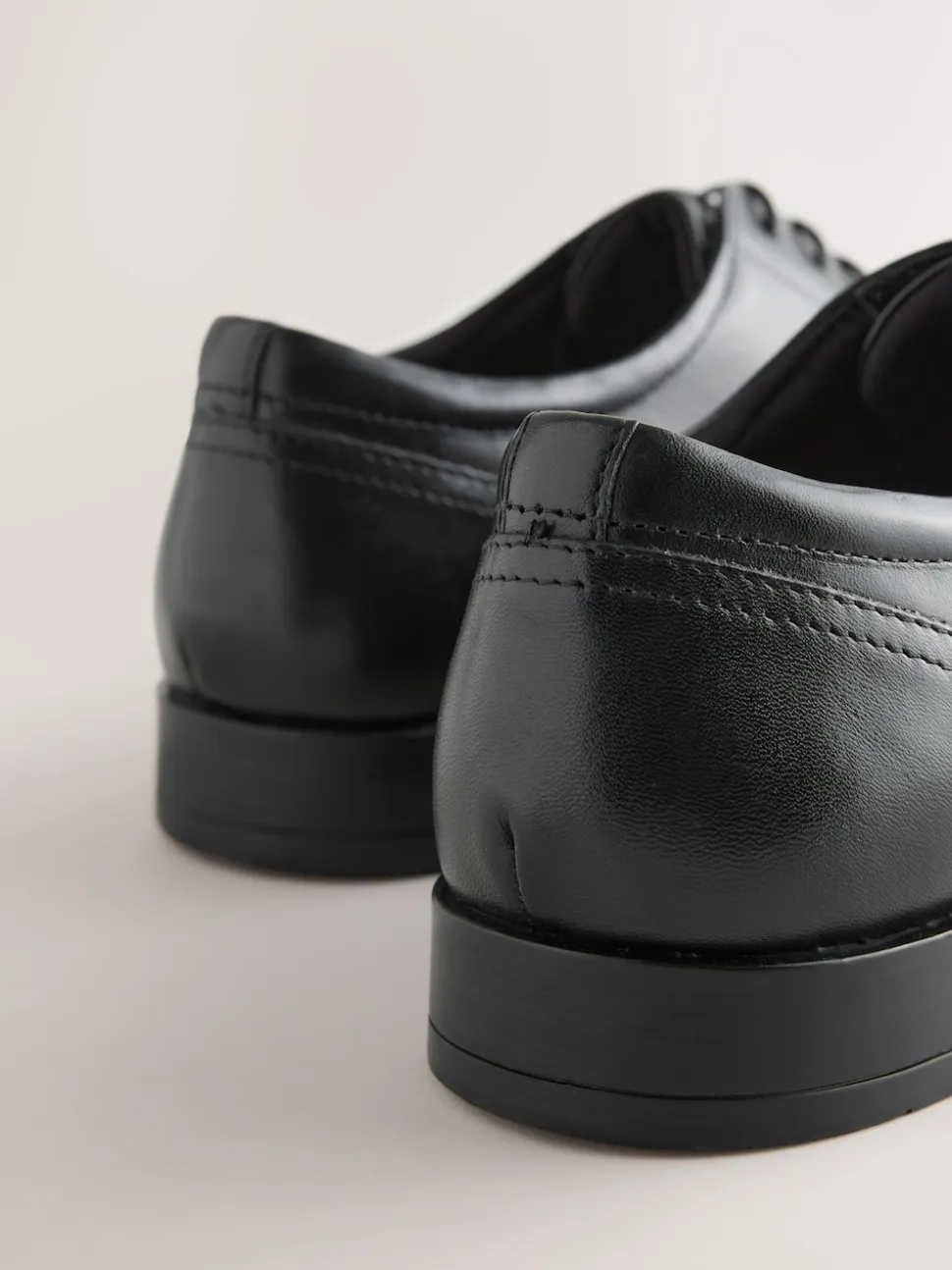Black Derby Toe Cap Shoes