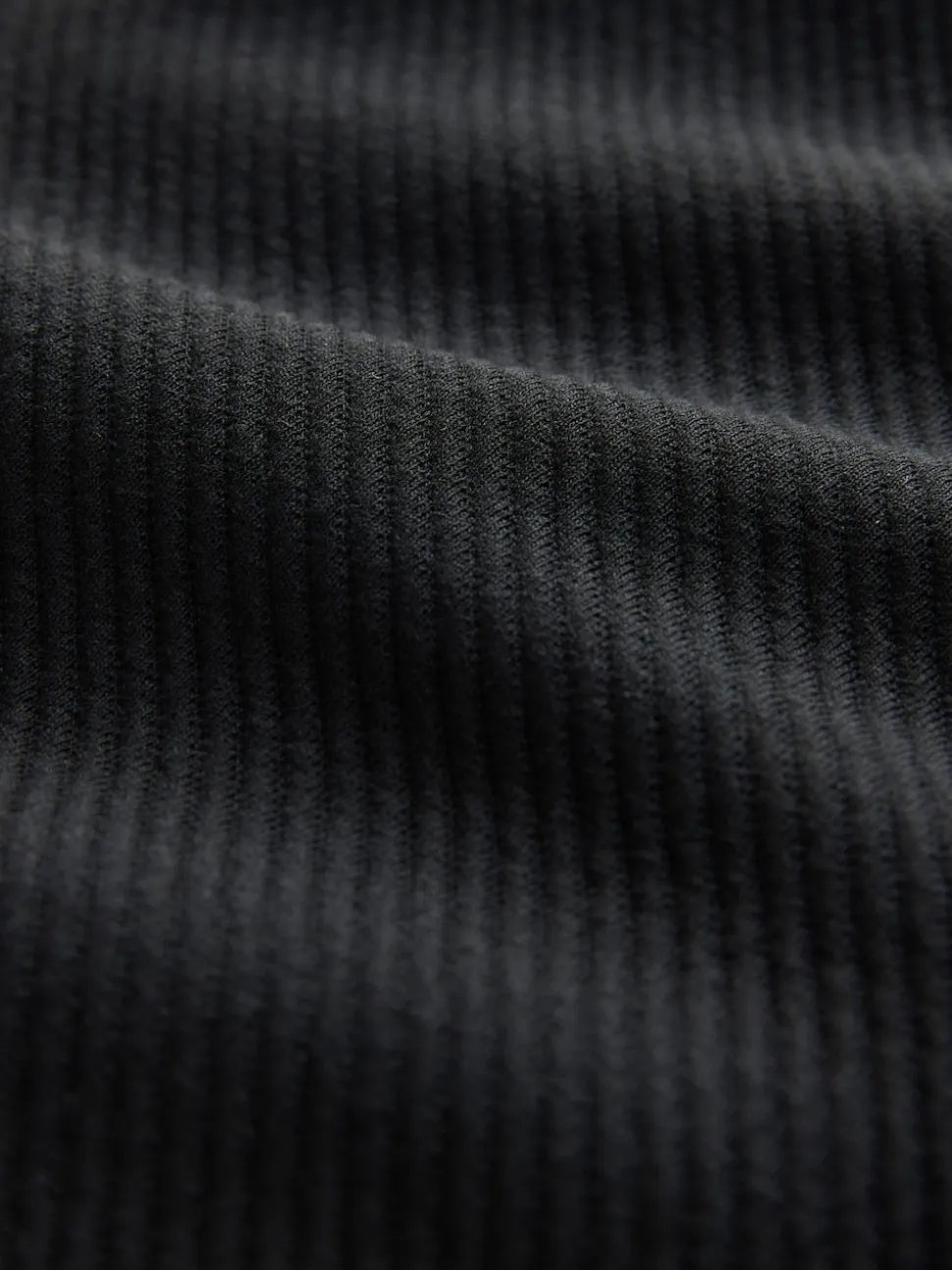 Black Diagonal Texture Jersey Shacket
