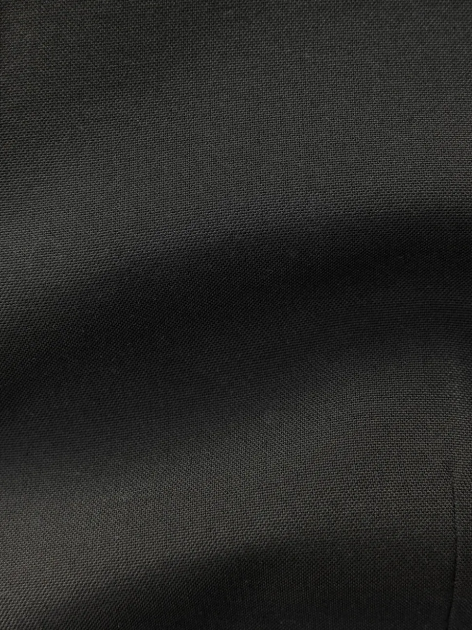Black Double Breasted Tailored Two Button Suit Jacket