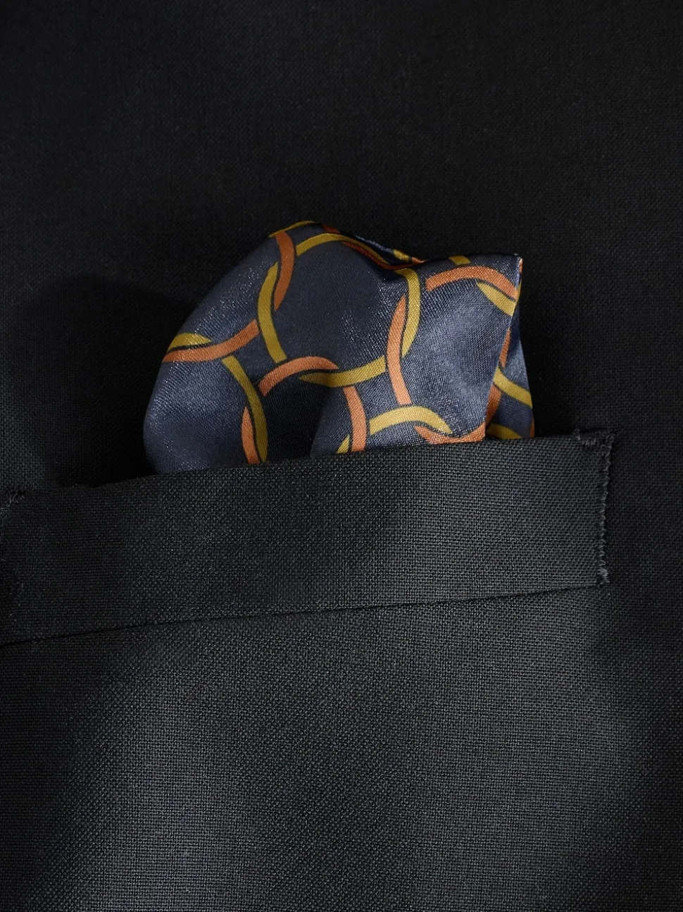Black Double Breasted Tuxedo Suit Jacket